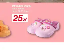 KiK Dziecięce clogsy rozm. 24-32 oferta