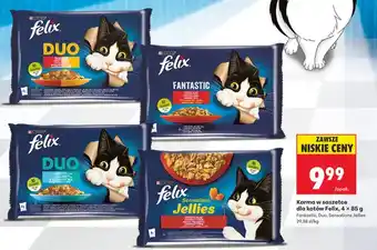 Karma dla kotów Purina Felix Sensations Jellies Wiejskie smaki w galaretce 4-pak