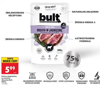 Karma z jagnięciną w saszetce dla psów Bult
