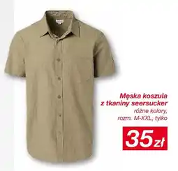 KiK Męska koszula z tkaniny seersucker rozm. M-XXL oferta