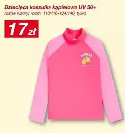 KiK Dziecięca koszulka kąpielowa UV 50+ rozm. 110/116-134/140 oferta