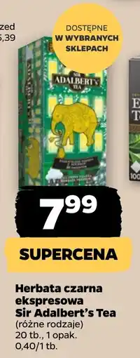 Netto Herbata czarna ekspresowa Sir Adalbert's Tea oferta