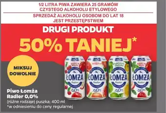 Netto Piwo Łomża Radler 0,0% oferta