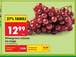 Biedronka Winogrono różowe oferta