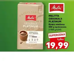 Kaufland Kawa mielona MELITTA ORIGINALS PLATINUM oferta