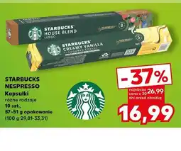 Kaufland Kapsułki STARBUCKS NESPRESSO House Blend Lungo oferta