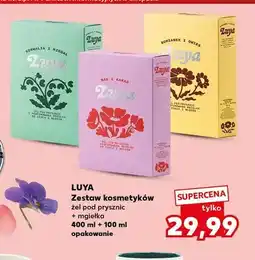 Kaufland Zestaw kosmetyków LUYA żel pod prysznic + mgiełka 400ml + 100ml oferta