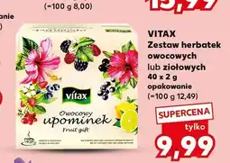 Kaufland Zestaw herbatek owocowych Vitax 40-pak oferta