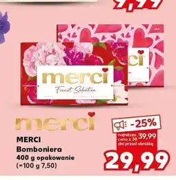 Kaufland Bomboniera różowa Merci oferta