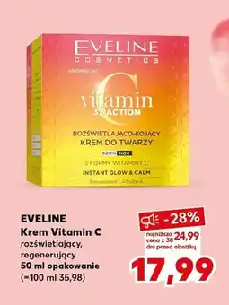 Kaufland Krem do twarzy Eveline Vitamin C rozświetlający oferta