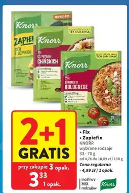 Intermarche Fix Knorr oferta
