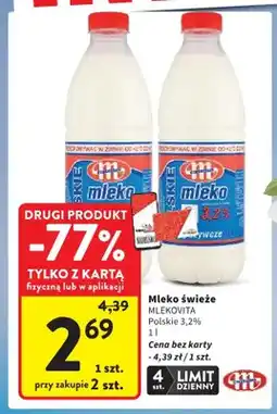 Intermarche Mleko świeże Polskie 3,2% Mlekovita oferta
