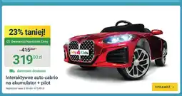 ERLI Interaktywne auto cabrio na akumulator + pilot oferta