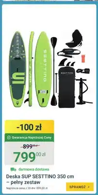 ERLI Deska SUP SESTTINO 350cm pełny zestaw oferta