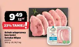 Netto Schab wieprzowy bez kości Sztuka Mięsa plastry oferta