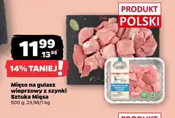 Netto Mięso na gulasz wieprzowy z szynki Sztuka Mięsa oferta