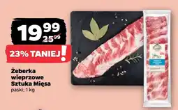 Netto Żeberka wieprzowe Sztuka Mięsa paski oferta