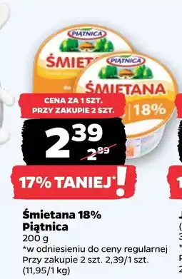 Netto Śmietana 18% Piątnica oferta