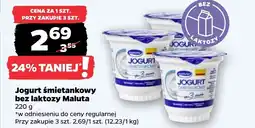 Netto Jogurt śmietankowy bez laktozy Maluta oferta