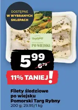 Netto Filety śledziowe po wiejsku Pomorski Targ Rybny oferta