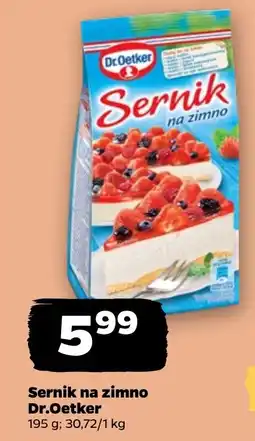 Netto Sernik na zimno Dr.Oetker oferta