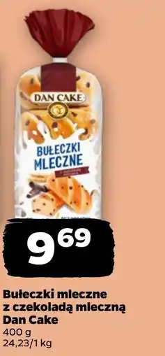 Netto Bułeczki mleczne z czekoladą mleczną Dan Cake oferta