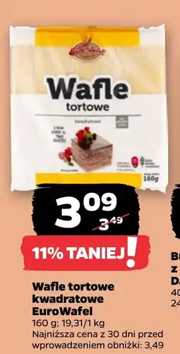 Netto Wafle tortowe kwadratowe EuroWafel oferta