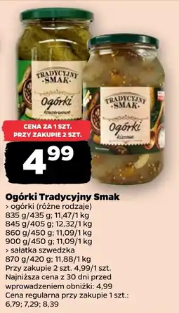 Netto Ogórki Tradycyjny Smak oferta