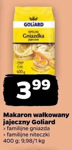 Netto Makaron wałkowany jajeczny Goliard oferta