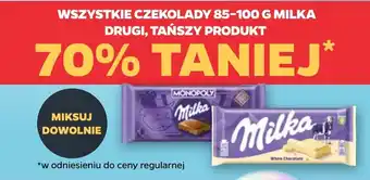 Wszystkie czekolady milka