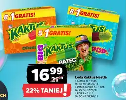 Netto Lody Kaktus Nestlé oferta