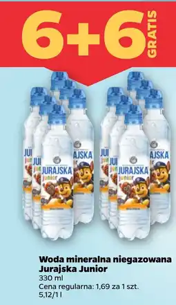 Netto Woda mineralna niegazowana Jurajska Junior oferta