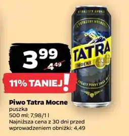 Netto Piwo Tatra Mocne oferta