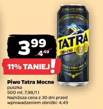 Netto Piwo Tatra Mocne oferta