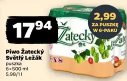 Netto Piwo Žatecký Světlý Ležák oferta