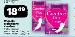 Netto Wkładki higieniczne Carefree oferta