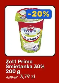 Biedronka Zott Primo Śmietanka 30% 200 g oferta