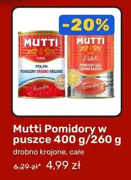 Biedronka Mutti Pomidory w puszce 400 g/260 g oferta