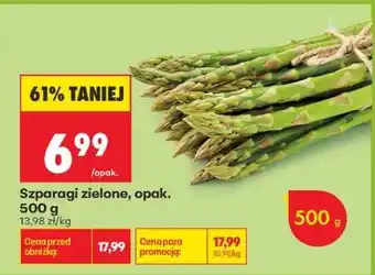 Szparagi zielone, opak