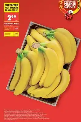Biedronka Banany na wagę oferta