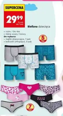 Biedronka Bielizna dziecięca oferta