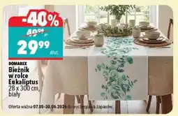 Biedronka Domarex Bieżnik w rolce Eukaliptus oferta