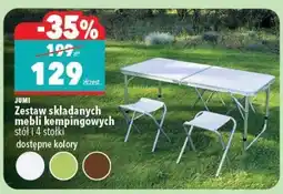 Biedronka Zestaw składanych mebli kempingowych oferta