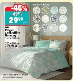 Biedronka Faro Pościel z mikrofibry Harmony oferta