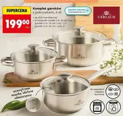 Biedronka Komplet garnków z pokrywkami, 6 el oferta