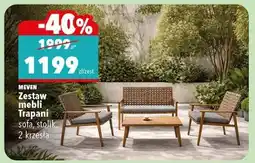 Biedronka Zestaw mebli Trapani oferta