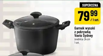 Garnek wysoki z pokrywką Vavio Sydney