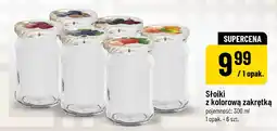 Polomarket Słoiki z kolorową zakrętką oferta