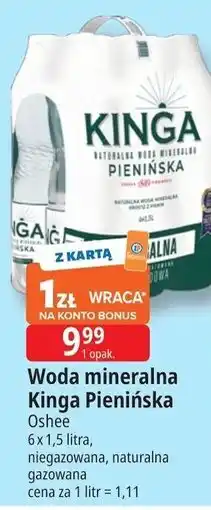 E.Leclerc Woda mineralna Kinga Pienińska oferta