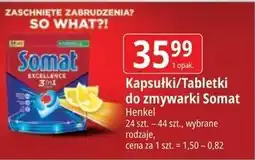 E.Leclerc Kapsułki/Tabletki do zmywarki Somat oferta